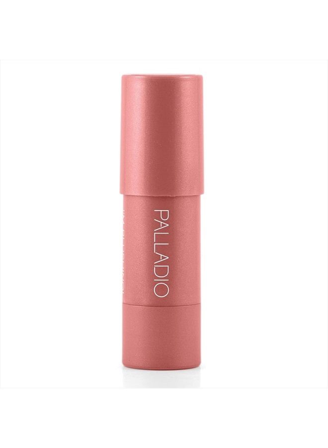 PALLADIO I'm Blushing 2-in-1 Cheek and Lip Tint, Buildable Lightweight Cream Blush, Sheer Multi Stick Hydrating formula, All day wear, Easy Application, Shimmery, Blends Perfectly onto Skin, Precious - Image 3