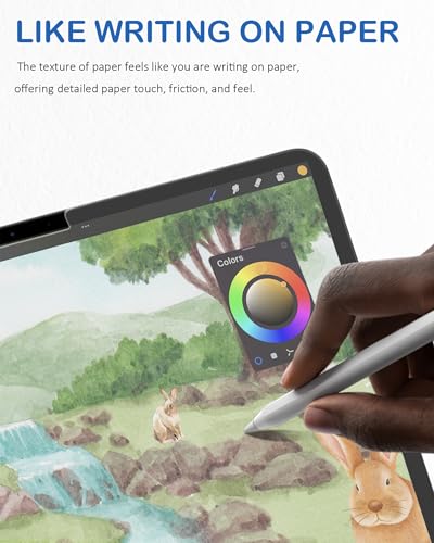 Xiron 2-PACK Paper Screen Protector for iPad Air 11-inch (M3)2025/(M2)2024, Matte PET Film for iPad Air 11-in. 2025, Write and Draw Like on Paper, Anti-Glare Screen Protector - Image 5
