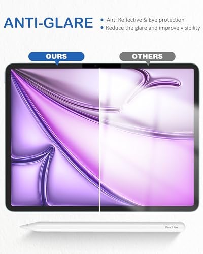 Xiron 2-PACK Paper Screen Protector for iPad Air 11-inch (M3)2025/(M2)2024, Matte PET Film for iPad Air 11-in. 2025, Write and Draw Like on Paper, Anti-Glare Screen Protector - Image 3