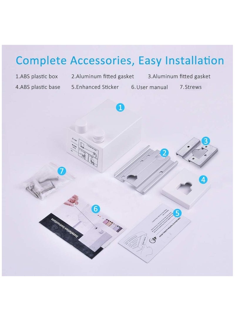 "Retractable Clothesline – 13.8 FT Heavy-Duty Stainless Steel Drying Line, Wall-Mounted Adjustable Laundry Rope with ABS Case, Space-Saving Indoor & Outdoor Clothes Dryer for Home, Bathroom, Balcony & Hotel (White)  - Image 5