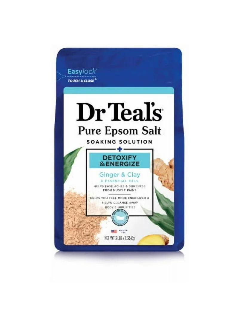 دكتور تيل Dr Teal's Epsom Bath Salt - Ginger&Clay 1.36Kg