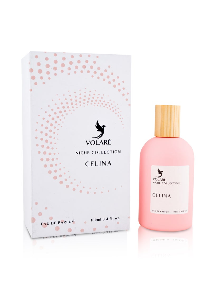 Volare Celina, The Niche Collection, Eau De Parfum for Women, 100ml | Elegant Fruity-Floral Fragrance with Litchi, Turkish Rose & Vetiver - Image 2