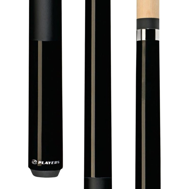 Players Players 58 2Piece North American Hard Maple Super Heavy JumpBreak Billiard Pool Cue Stick Black 28oz