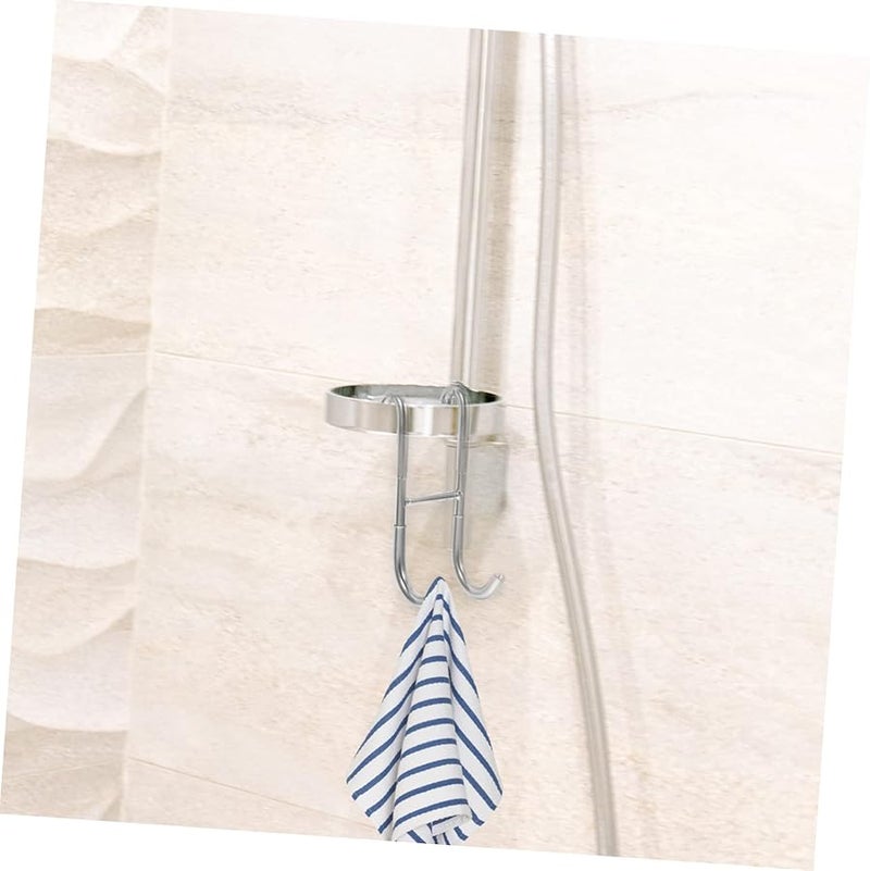 Stainless Steel Shower Door Hook 2 Pack Over Door Towel Robe Hanger Bathroom Space Saver - Image 3
