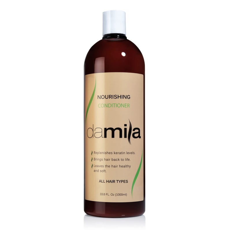 damila Nourishing Conditioner with Keratin & Aloe Vera - Perfect for Damaged, Frizzy, Curly, or Dry Hair (33.8 Fl Oz) - Image 1