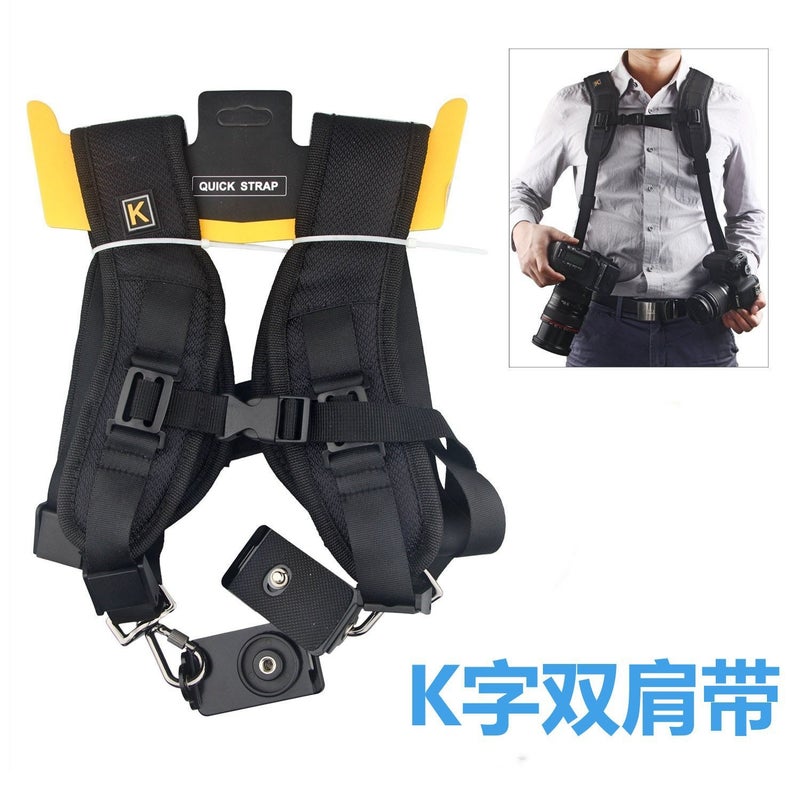 Caleo waist strap SLR camera fill light fixed belt storage shooting mountaineering lens storage buckle K shoulders 