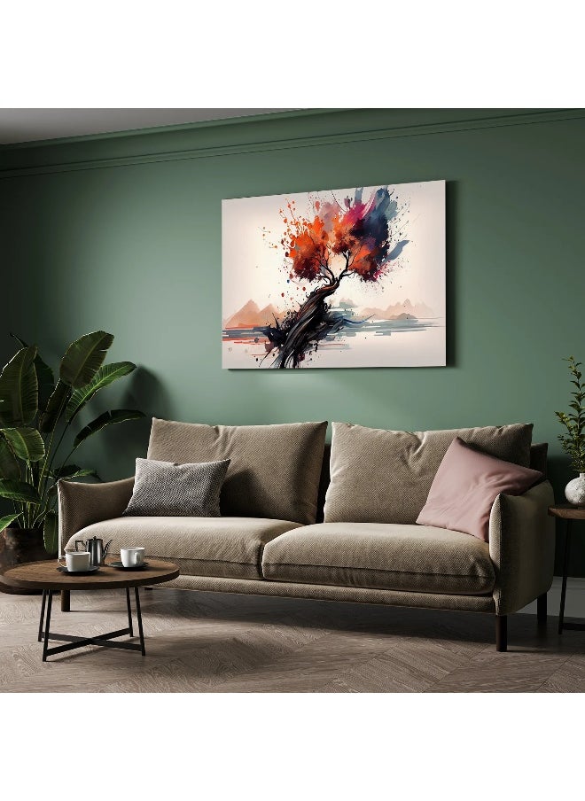 Walliv Splash Of Soul Artwork Wall Art Canvas Painting 87x50 cm.  - Image 3