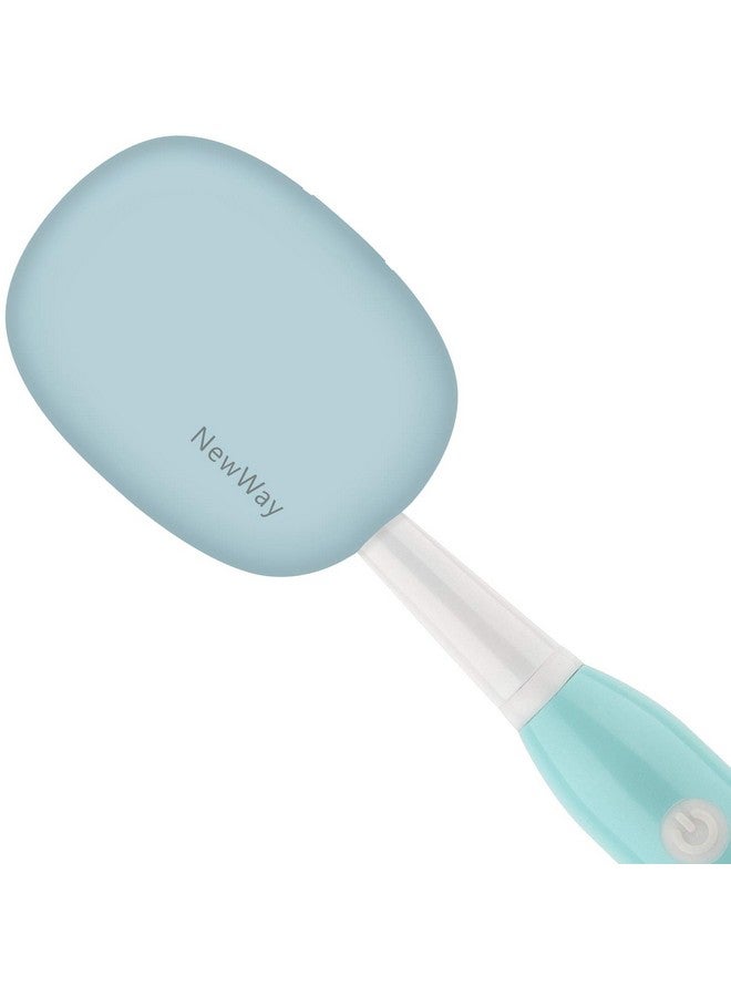 newway Mini Toothbrush Sterilizer Cover Rechargeable Travel Toothbrush Case With Holder For Houshold And Traving Or Business Trip Blue - Image 1