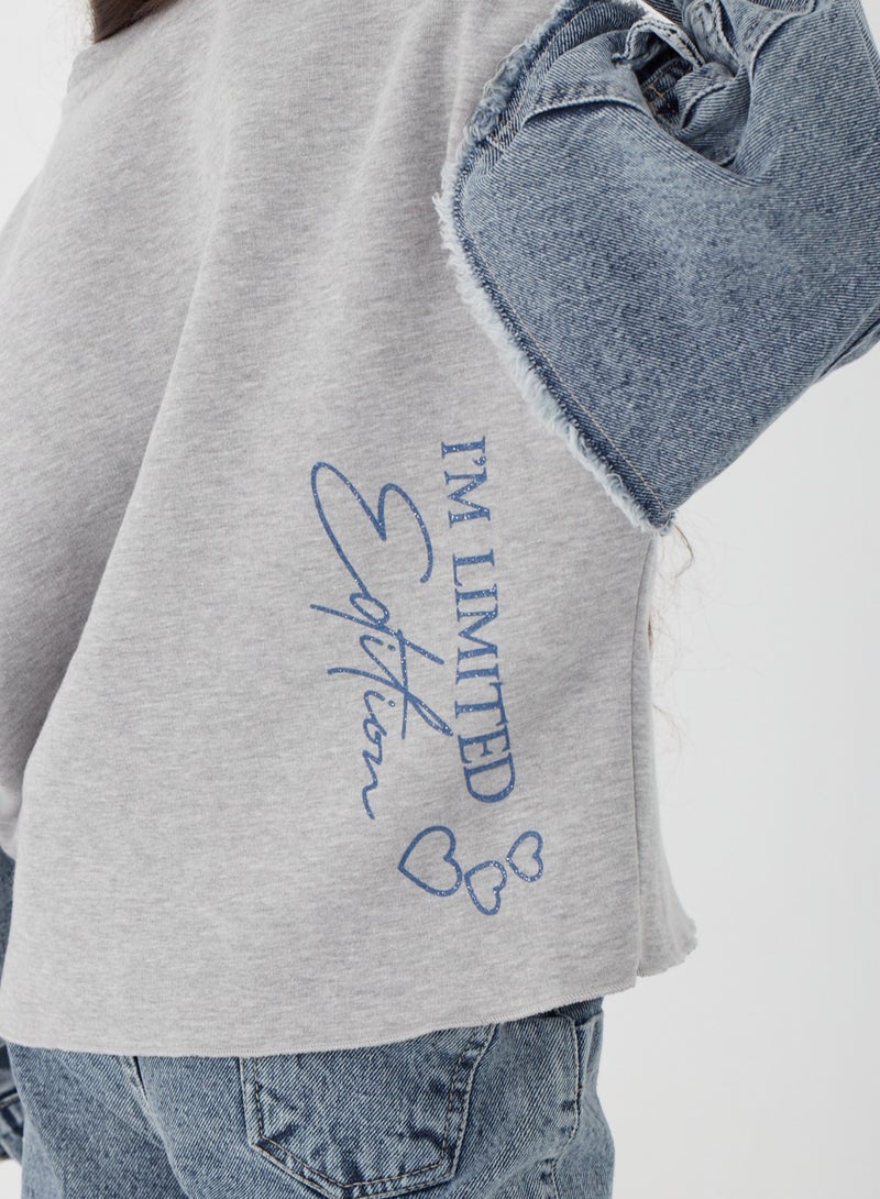 CHOiCE Girls' Winter Denim Pajama "PERFECT" - Stylish and Comfortable Design (Code 679) - Image 4