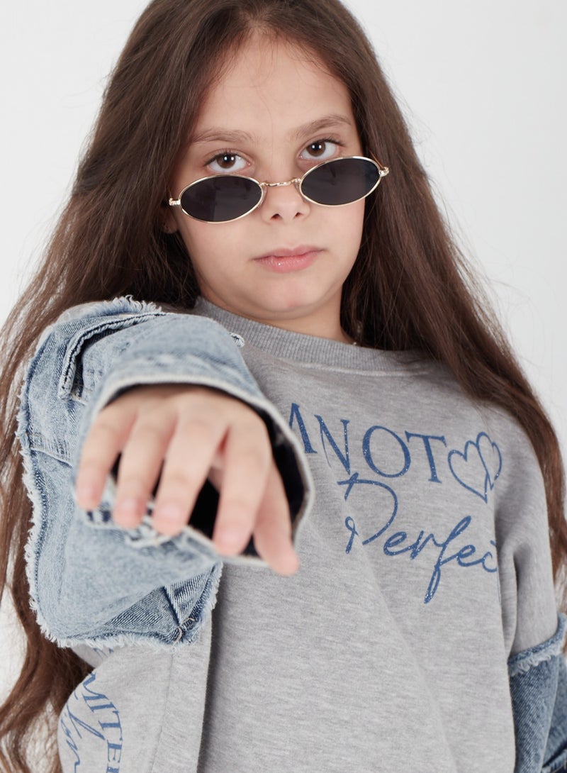 CHOiCE Girls' Winter Denim Pajama "PERFECT" - Stylish and Comfortable Design (Code 679) - Image 5