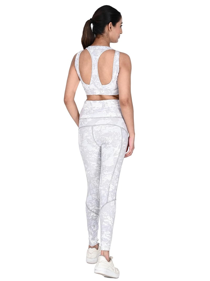 GirlFriend Premium High Waist Highly Stretchable Gym Tights Leggings with Pockets - Image 2