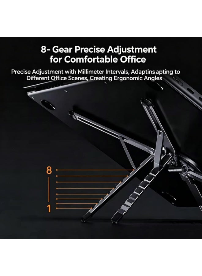 P3 Adjustable Foldable Laptop Stand Portable Multi-Functional Travel Holder - Image 4