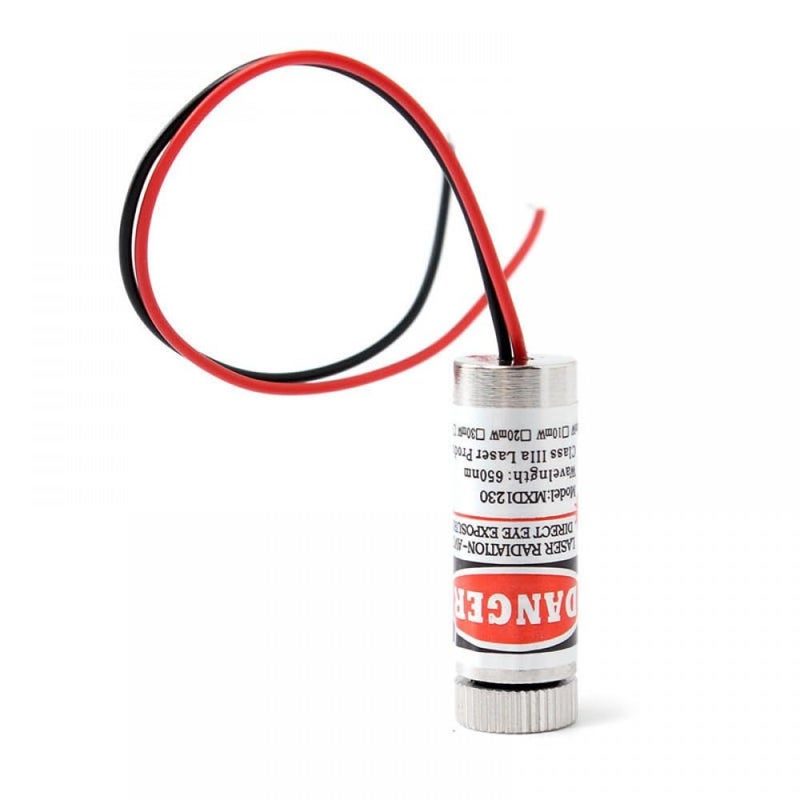 FlyRobo SYD1230 12mm 650nm 5mW Red Point Laser Module - Image 2