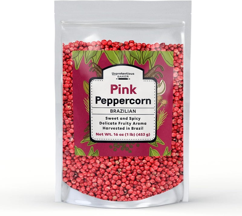 Unpretentious Whole Pink Peppercorns - 1 lb - Image 1