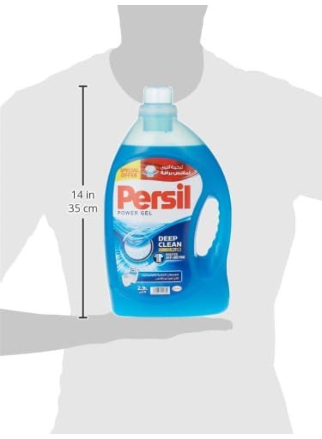 Persil Power Gel Liquid Laundry Detergent, With Deep Clean Technology, For Top Loading Washing Machines, 2.9L - Image 4