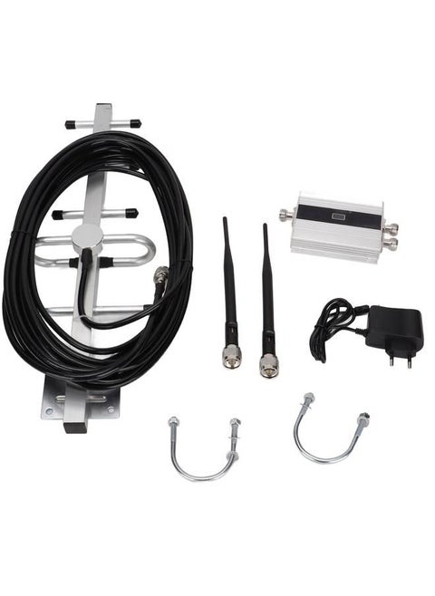Mobile Phone Signal Amplifier GSM 900 MHz Full Metal Cell Phone Signal Boosters for Remote Area AC110‑240V EU Plug