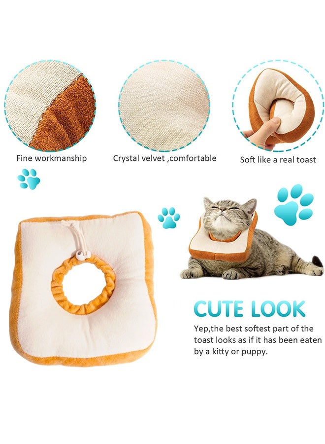 طوق المخروط القابل للتعديل ، طوق استرداد القط ، مخروط للقطط بعد الجراحة ، مخروط قطب القط ، طوق إليزابيثان للقط والقطن (توست ، م) - Image 3