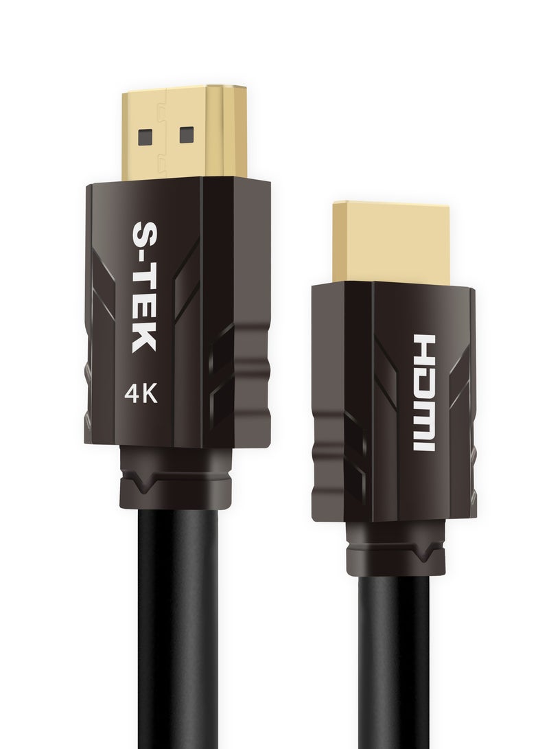 S-TEK S-TEK HDMI Cable 4K 2.0 18Gbps High-Speed 4K@60Hz Video Wire Ultra HD 3D Compatible with MacBook Pro UHD TV Nintendo Switch Xbox Playstation PS5/4 PC Laptop  - Image 2