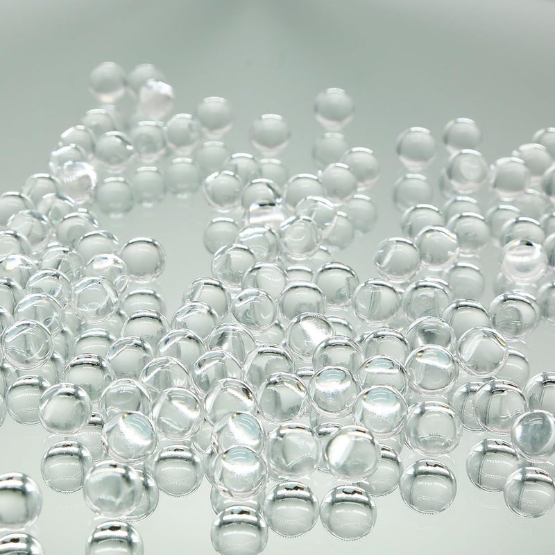 WGVI Clear Water Beads for Vases, Jelly Decor Vase Filler, Crystal Soil, Translucent Gel Pearls Beads for Floral Decoration and Arrangements, Plant Soil, Completely Dehydrated in 100g Bag - Image 1