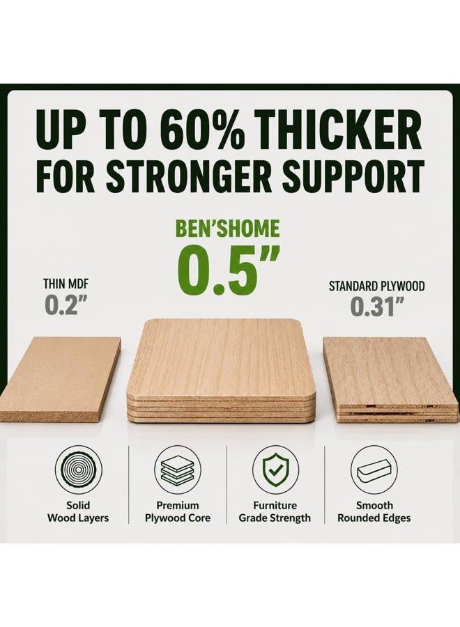 BEN'SHOME 19.7" × 48-52" دعم وسادة الأريكة - Image 5