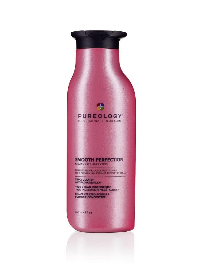 PUREOLOGY Smooth Perfection Shampoo ; For Frizzy Colortreated Hair ; Smooths Hair & Controls Frizz ; Sulfatefree ; Vegan ; Updated Packaging ; 9 Fl. Oz. ; - Image 2