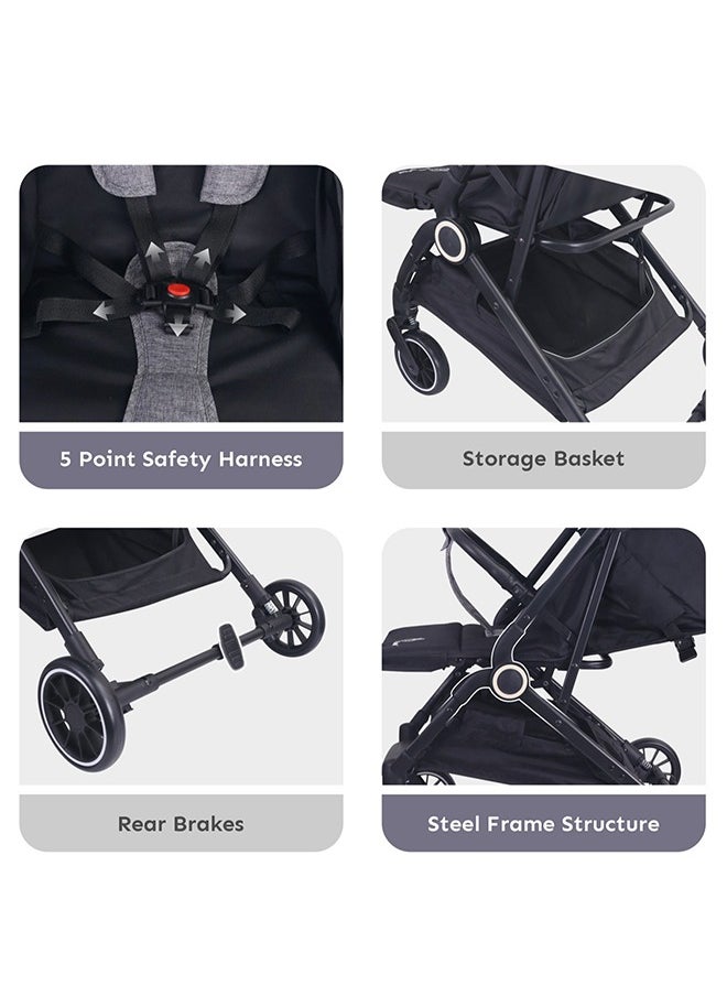 BABYCARA - Ultra Lightweight Compact Folding Travel Cabin Stroller For Baby - Image 1