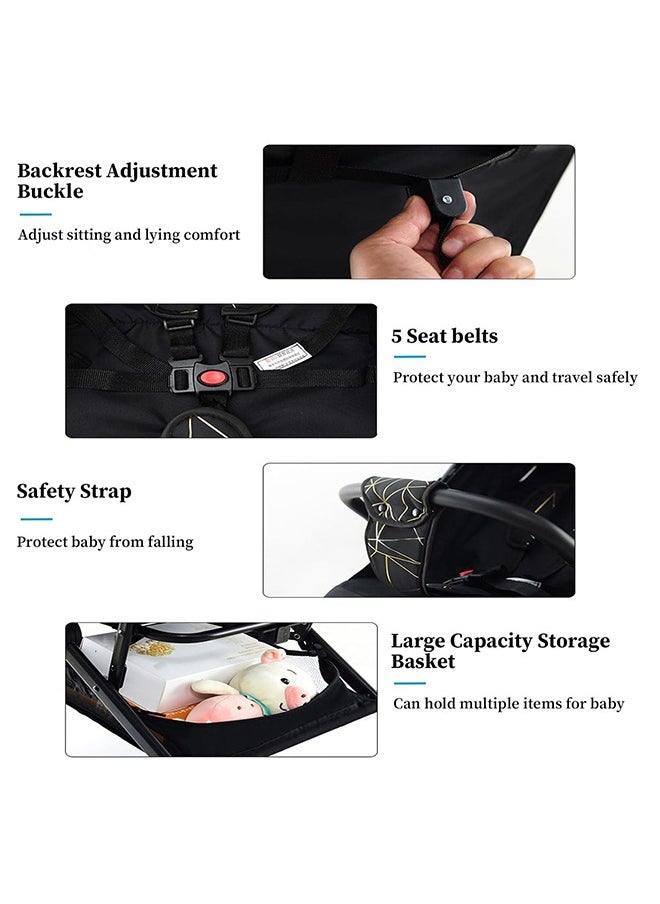 BABYCARA - Ultra Lightweight Compact Folding Travel Cabin Stroller For Baby - Image 1