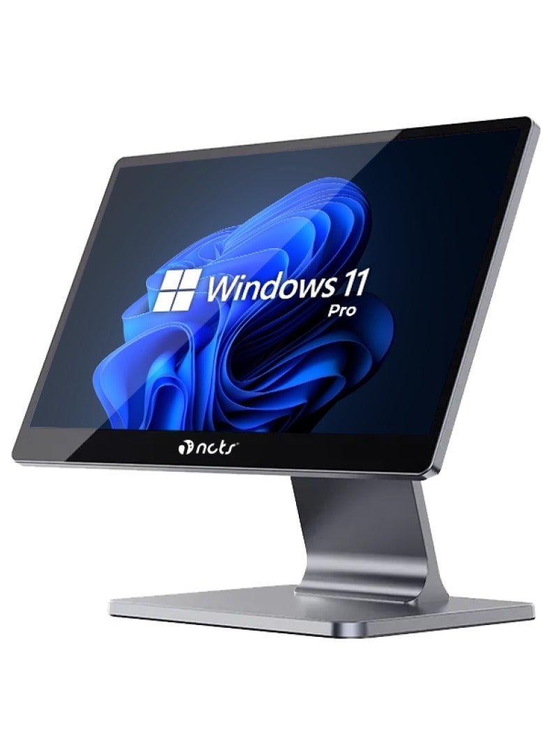 NCTS W385 QSALE W SERIES POS SYSTEM Intel CORE i3-1215U- 12th Generation/8GB DDR4/ 512GB NVMe M.2/15.6 FHD/ Windows 11 PRO / 1 Year Warranty Silver - Image 1