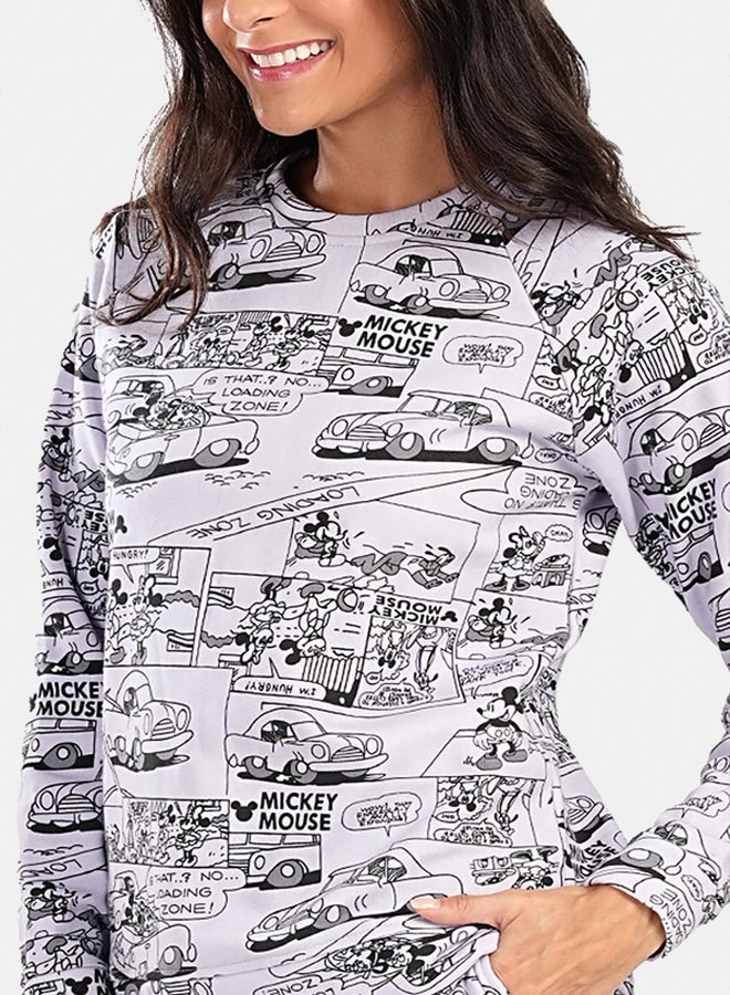 Carina Mickey Mouse Slim Pyjama Set  - Image 3