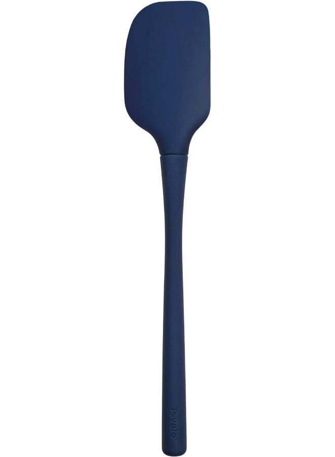 Tovolo FlexCore All Silicone Spatula, Tapered Silicone Edge for Scraping, Ergonomic Handle, HeatResistant Rubber Spatula, BPAFree  Dishwasher Safe Baking Tool  Kitchen Utensil, Deep Indigo - Image 3