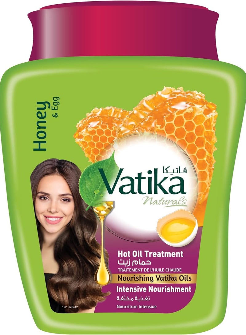 VATIKA Hot Oil T reatment With Honey And Eggs 500 G - Image 1