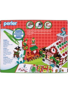 Perler Perler Santa's Toy Shop 3D Christmas Fuse Bead Kit for Kids and Families, Multicolor 10006 Piece, Small  - Image 2