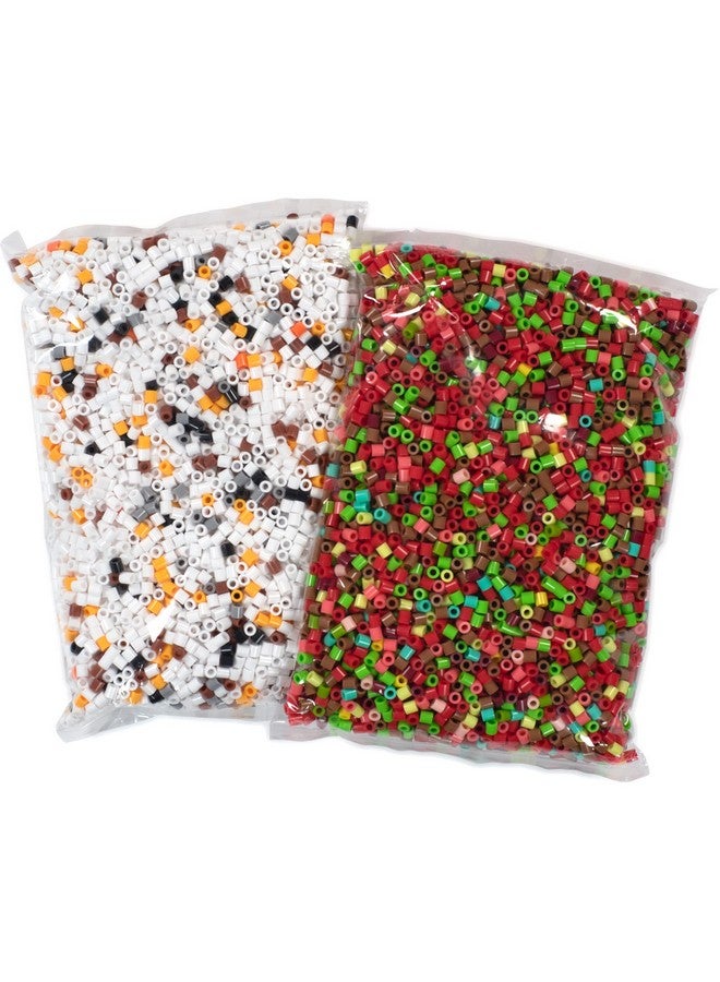 Perler Santa's Toy Shop 3D Christmas Fuse Bead Kit for Kids and Families, Multicolor 10006 Piece, Small - Image 4