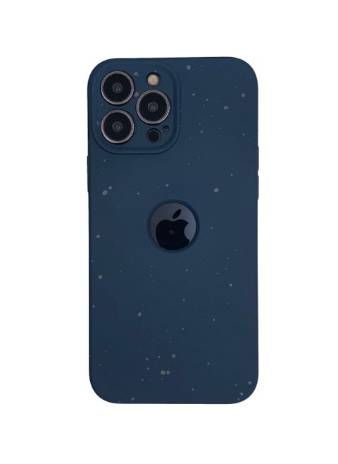 iPhone 13 Pro Max New Dotted Design Glow Feel PKK Silicone Case for iPhone 13 Pro Max Blue
