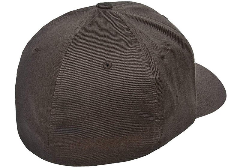Flexfit Unisex Wooly Combed Twill Cap - 6277 (Dark Gray, Large/X-Large) - Image 2