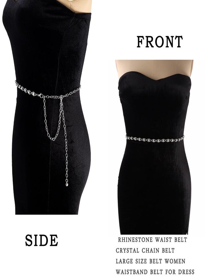 CanB Sparkling Rhinestone Belt for Women Wedding Waist Belt for Bride Bridesmaid Evening Party Prom Dress - Image 5