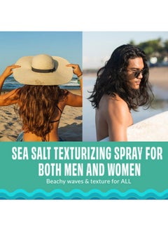 FoxyBae FoxyBae Sea Salt Spray for Hair - Texture Spray for Hair Texturizing & Volumizing Hair Spray with Biotin for Hair Growth & Thickening - Sea Salt Spray for Men & Women - Wavy Hair Products - 8 Fl Oz  - Image 3