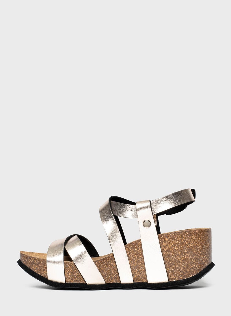BAYTON Palmas Multi Strap Wedge Sandals  - Image 2