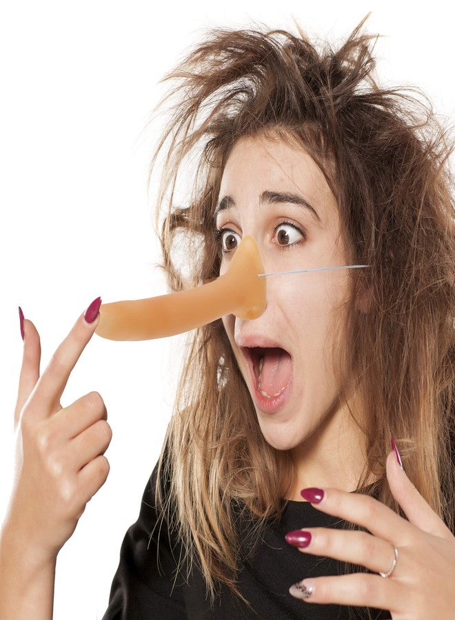 Skeleteen Pinocchio Long Nose Costume - Nose Extension for Fairy Tale Costumes - 1 Piece - Image 2