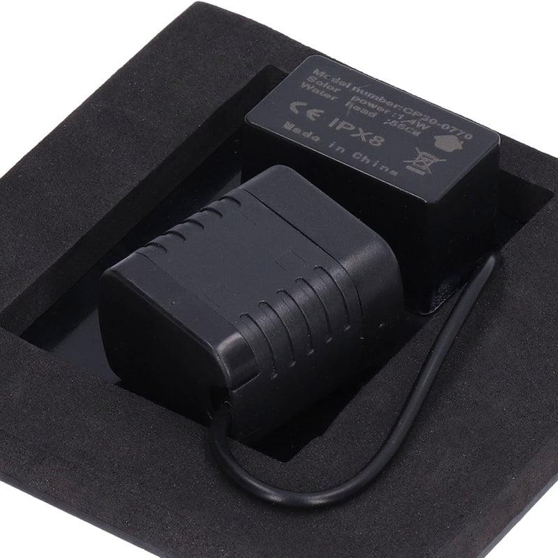 7V 1 4W Solar Powered Floating Fountain With Nozzles For Pond And Bird Bath Outdoor Decor - Image 3
