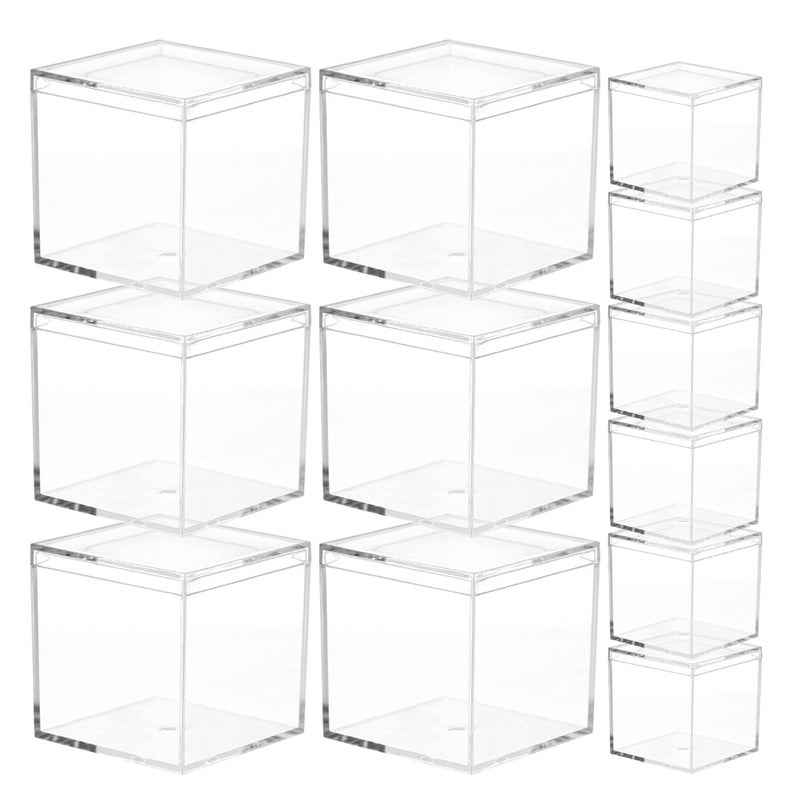 📦 صناديق تخزين شفافة بتصميم مدمج ومتين مثالية للحفلات والمناسبات - Image 1