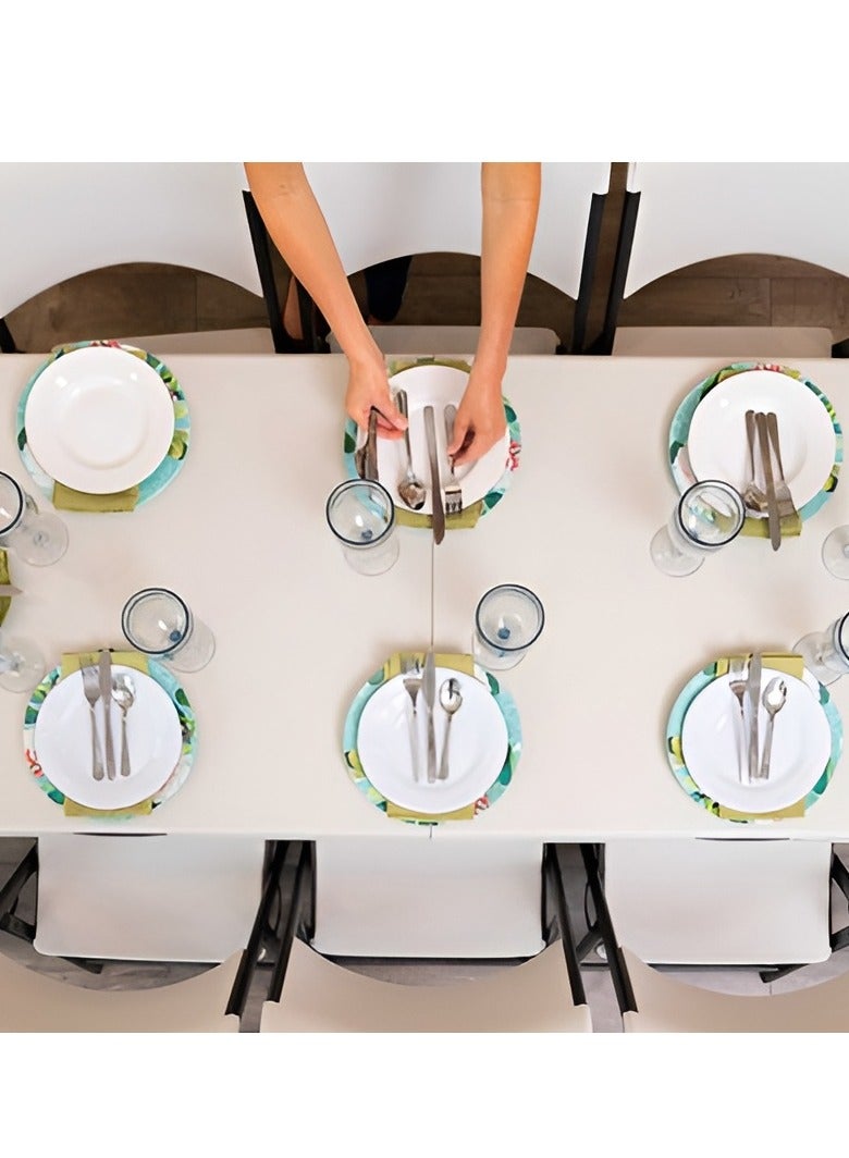 Lifetime 8-Seat Adjustable Fold-In-Half Table Suitable for Home and Outdoor Activities (No Chair Included)  - Image 3