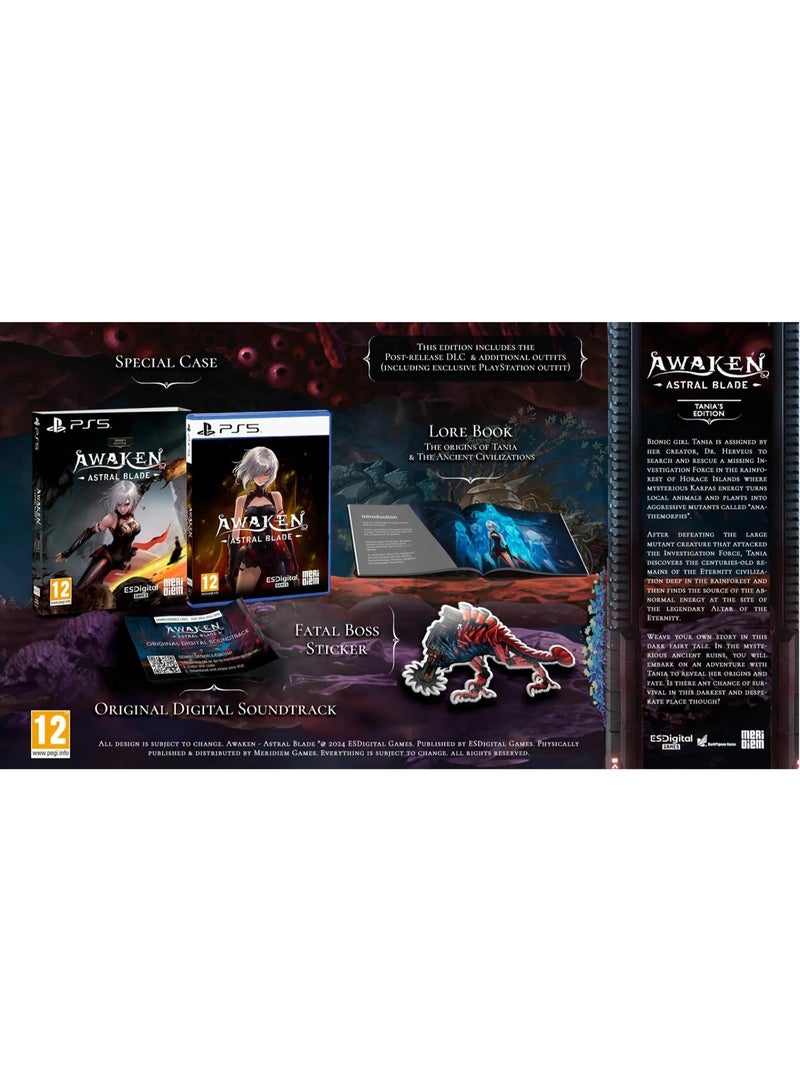 ميريديم Awaken Astral Blade إصدار PS5 – لعبة منصات حركية ثنائية الأبعاد بطابع خيالي مظلم - playstation_5_ps5 - Image 2