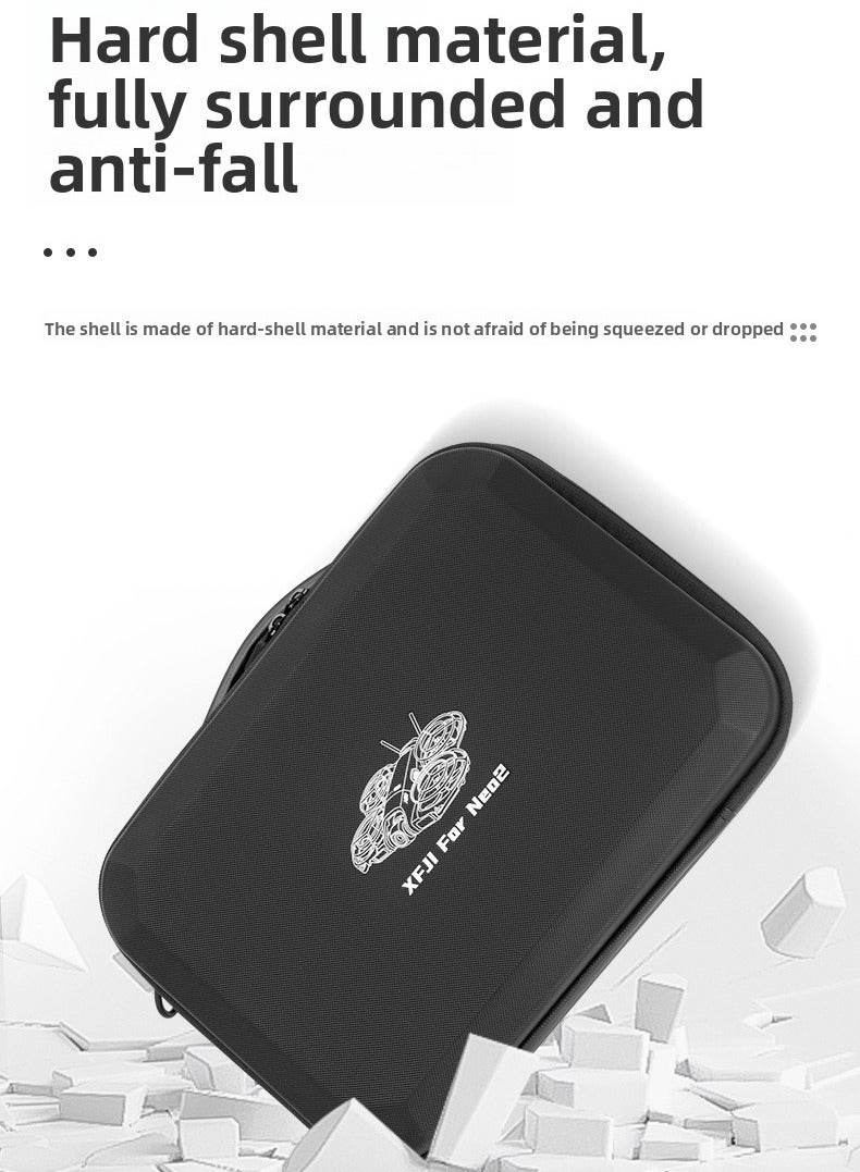 For DJI Neo2 Drone Storage Case, Handheld Drone Carrying Bag with Hard Shell, Single Shoulder Sling and Handheld Portable Case - Image 5