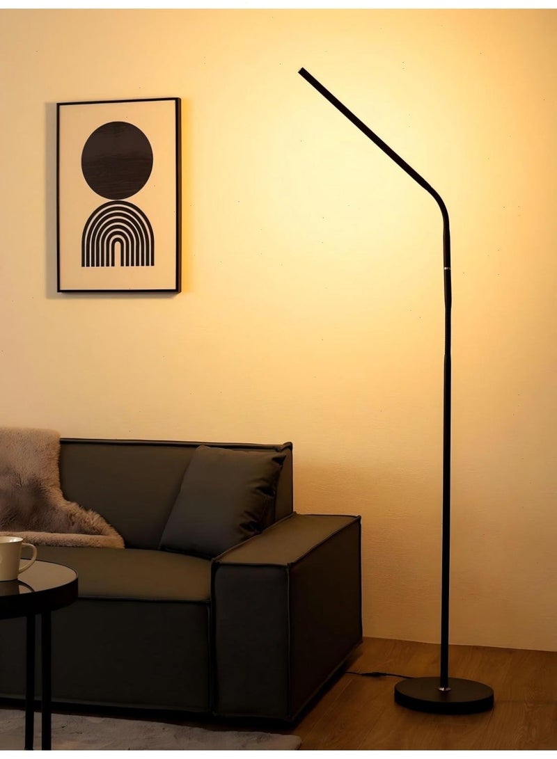 Floor Lamp with Remote Control, 10W Standing Light Adjustable Gooseneck Dimmer Beauty Lamp Floor for Lashes Facial Spa Salon Makeup - Image 1