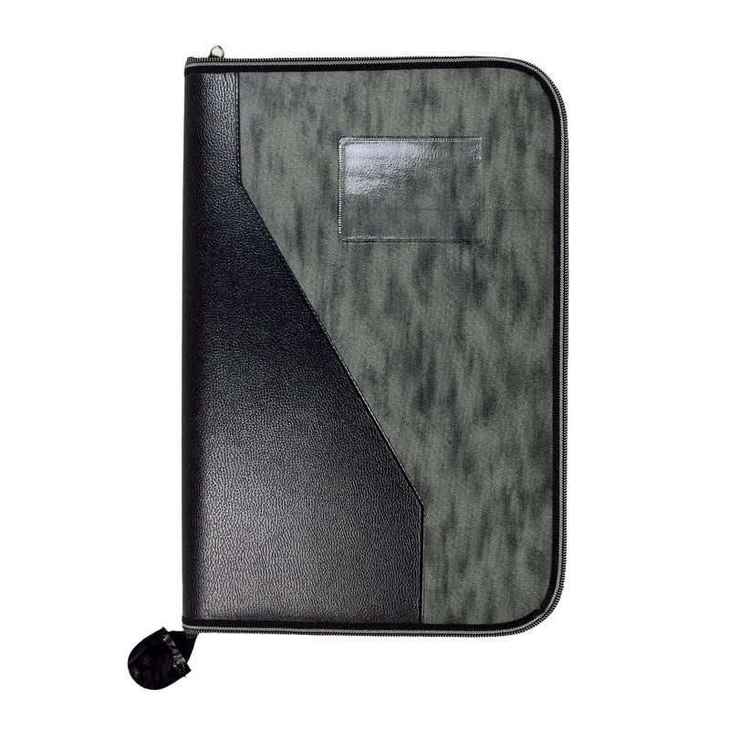 FUTURE X PU Leather LV Design 20-Leaf File Folder, Interview Portfolio Professional Files, Zipped File Folders, Document Holder, Certificate File Holder, File Bag (Multicolor Pack of 1) - Image 2