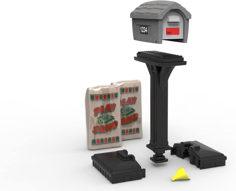 SIMPLAY3 Dig-Free Easy Up Home Mailbox, Graystone/Black, Made in The USA - Image 3