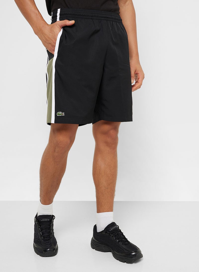 لاكوست شورت برباط بألوان متداخلة - Image 1