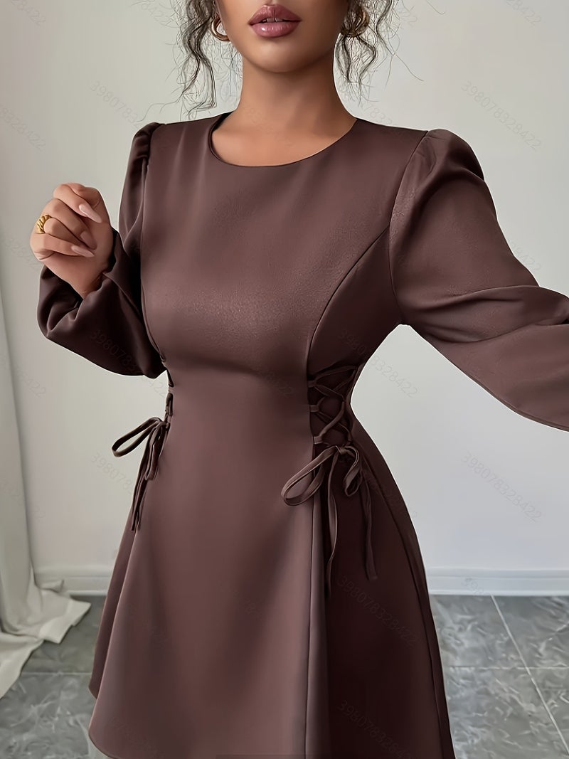 ZJ0925022 Women's Fashion Elegant Spring\u002FAutumn Dress - Image 4