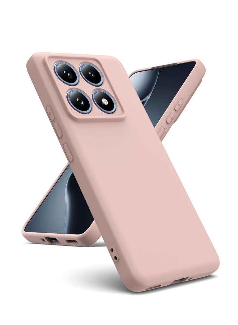 ELTRAZONE ELTRAZONE Xiaomi 14T Pro 5G Soft Silicone Case with Microfiber Lining, Shockproof Design, and Camera Protection in Elegant Pink
